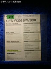 Sony Manuale CFS W308S / L