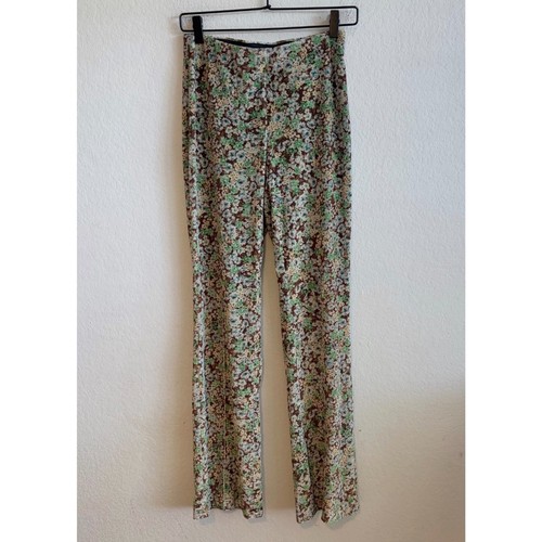 Pantalone zara verde marrone - pantalone,