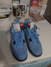 Jordan 4 University blu taglia