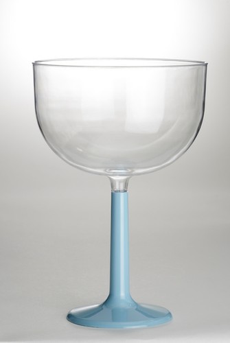 Ciotola coppa azzurra calice - azzurra,
