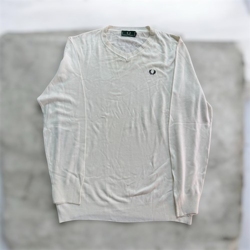 Fred perry white sweater size - fred,