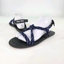 Sandali Miu Miu Nastro Cross