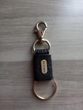 Porte-clés Mac Douglas en cuir noir grainé - Excellent état