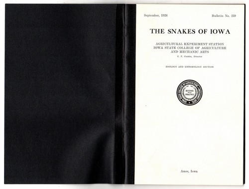 The snakes iowa bulletin - of,