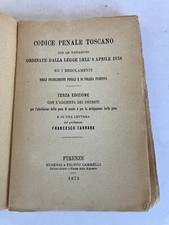 Toscana  Granducato Codice penale toscano-Firenze : E. e F. Cammelli, 1875
