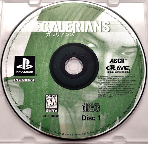 Galerians sony playstation 1 - galerians,