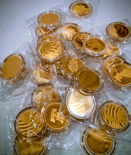 Lotto monete oro puro - oro, .9999