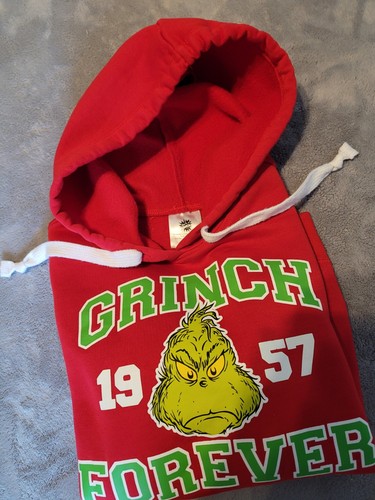 Grinch ladies red hooded - grinch,