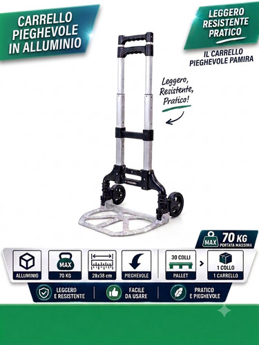 Carrello pieghevole - pieghevole, in