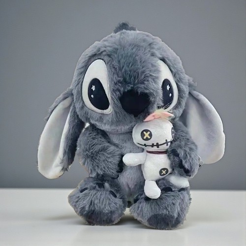 Grey stitch plush doll - 14",