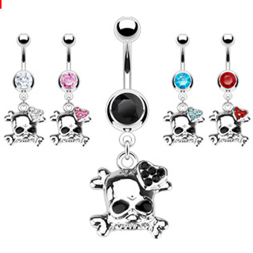 6x10mm piercing ombelicale - 1,6x10mm,