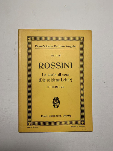 Spartiti musicali rossini - rossini., la