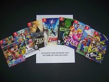 Inserti di ricambio OEM gioco artwork per scatola custodia AUTENTICA Nintendo Switch LOOK