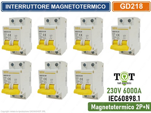 Interruttore magnetotermico - interruttore,