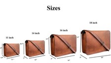 Borsa Pelle Capra 24" Vintage Portatile Autentico Messenger Nuova Uomo Valige...
