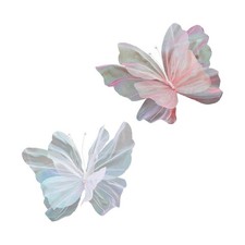 2 Pezzi di Farfalle di Filato