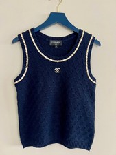Maglia smanicata lana Chanel