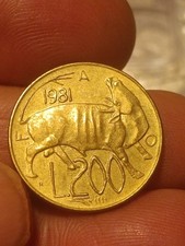 ?? SAN MARINO ?? COIN MONETA PRE EURO 200 LIRE 1981