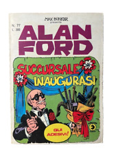 ALAN FORD "SUCCURSALE INAUGURASI" n77 - *DA EDICOLA* CON ADESIVI 