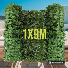 1x9 M Siepe artificiale Edera