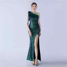 Vestito Abito Elegante Lungo