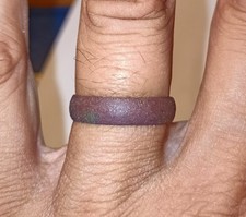 Vecchio Anello, Fede In Rame Con Marchio All'interno