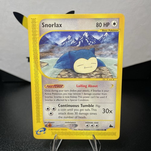Carta pokémon snorlax - carta,