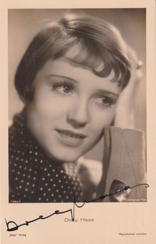 Dolly haas autografo originale - dolly,