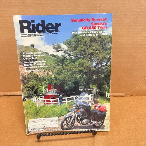 Rider motorcycle magazine - rider,