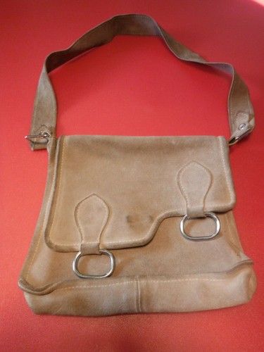 Borsetta pelle vintage anni - in,
