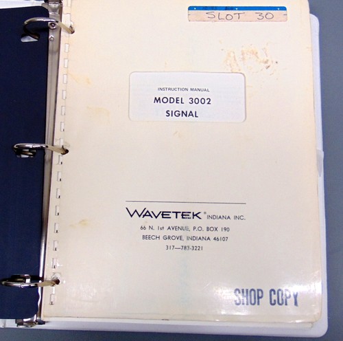 Wavetek 3002 generatore - 3002, rf