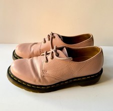 Scarpe Oxford Dr Martens rosa 1461 Virginia in pelle UK 5 EU 38 beige pesca - DM