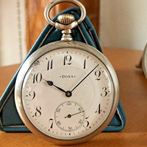Antique swiss open face - open,