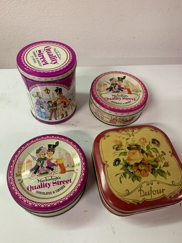 Lotto scatola latta - , caramelle