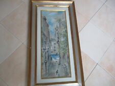 BRUNO MARTINI DIPINTO TECNICA MISTA SU CARTONE ORIGINALE