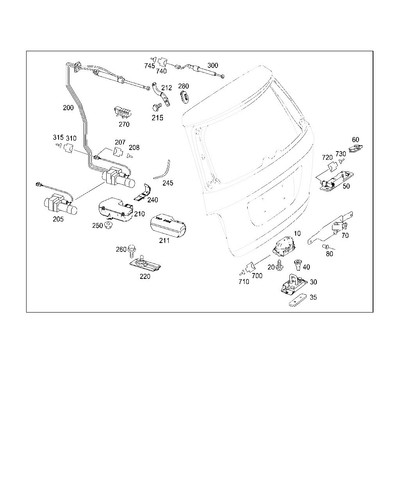 Mercedes w164 staffa - w164, ml
