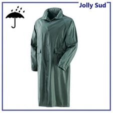 Cappotto Impermeabile da Lavoro Trench Uomo per Caccia Pesca Lungo Antipioggia