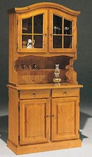 CREDENZA CRISTALLIERA RUSTICA