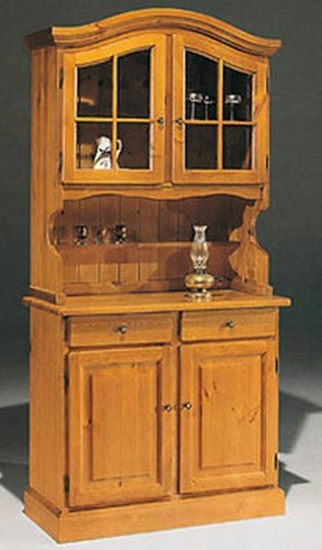Credenza cristalliera rustica - cristalliera,