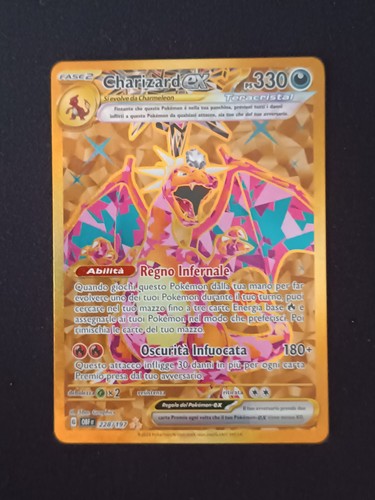 Charizard carta - ex, (obf