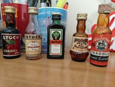 5 x Mini Bottiglie Liquore 