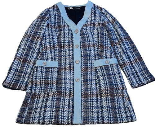 Zara tweed giacca blazer - zara,
