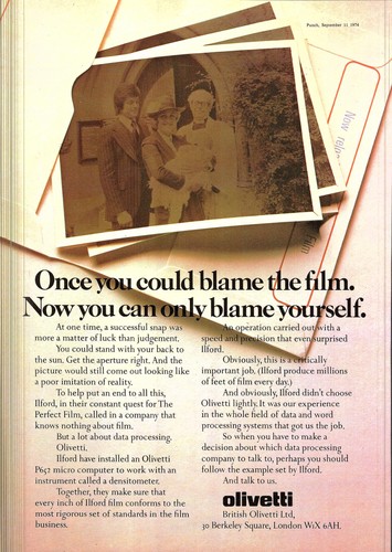 Original 1974 advert for - advert,