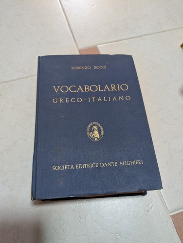 Vocabolario greco italiano - vocabolario, greco-italiano