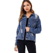 Giacca denim donna moda