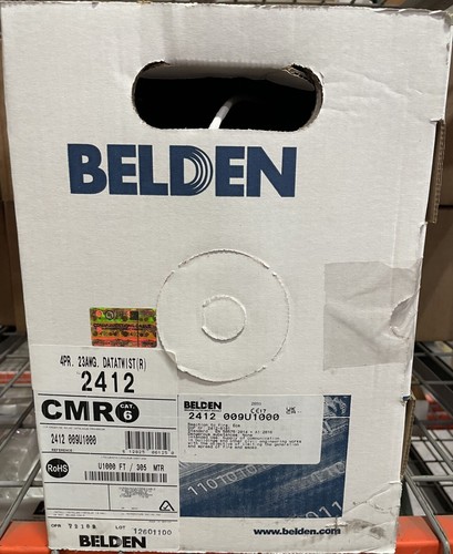 Belden 2412 009u1000 - 2412, cat6+