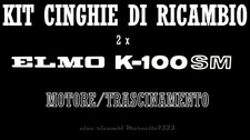 ★KIT CINGHIE DI RICAMBIO 2 x PROIETTORE 8/S.8 mm ELMO K-100 SM★