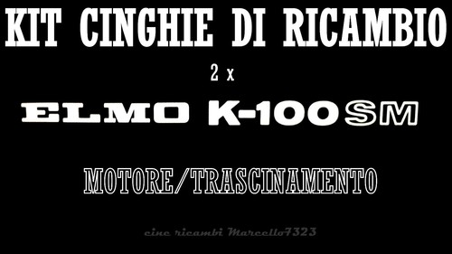 Kit cinghie ricambio - ★kit, x