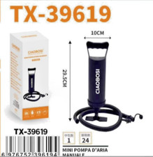 Pompa Gonfiaggio Gonfiatore per Piscine Gonfiabili Materassino Canotto PORTATILE