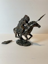 Statua nativo indiano capo - statua,
